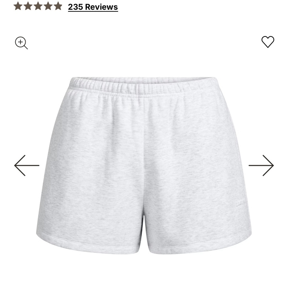 SKIMS Cotton fleece Lounge Shorts
